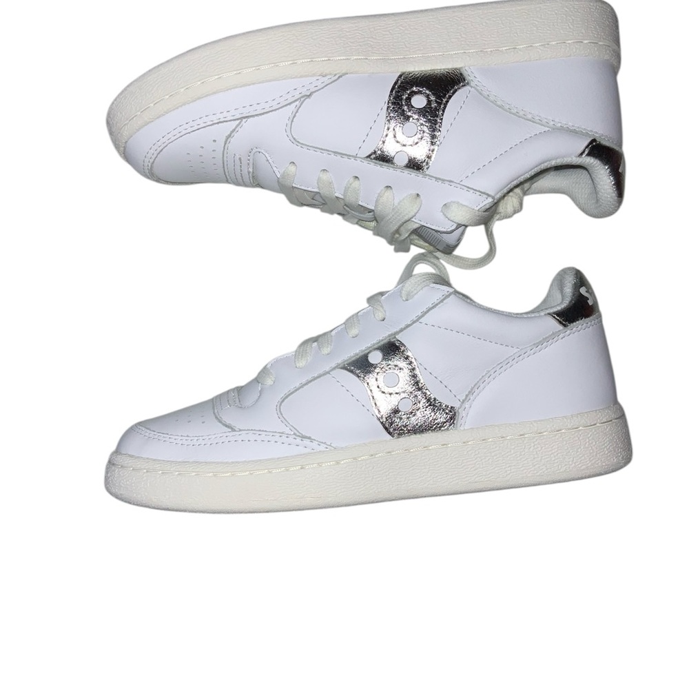 Saucony Women's White Leather Sneakers